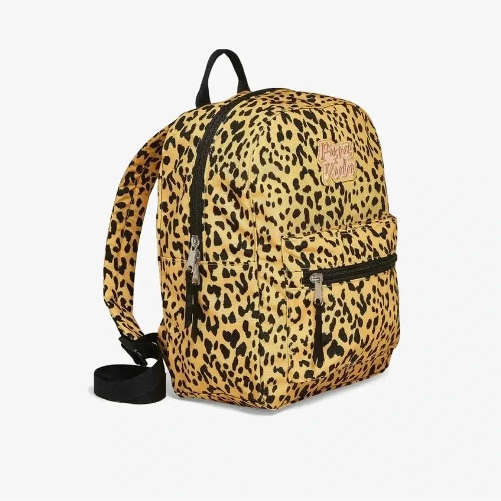 PURA VIDA LEOPARD MINI BACKPACK